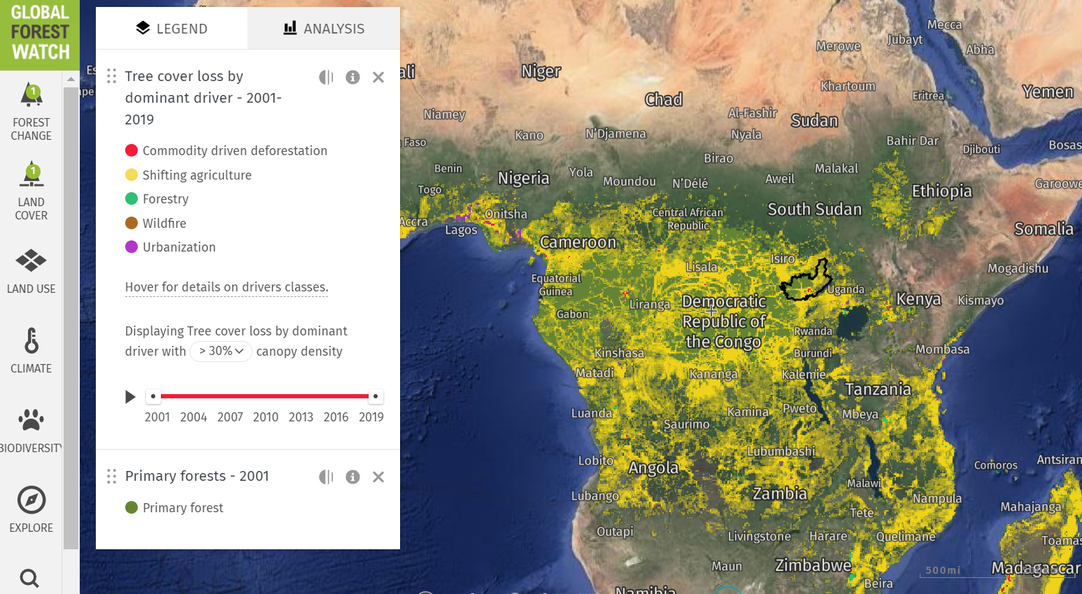 Deforestation in the DRC